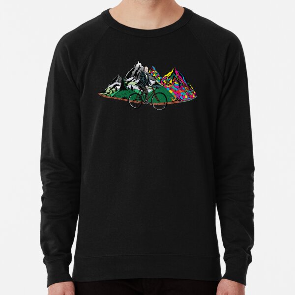 Bicycle Day 1943 | Colorful Psychedelic Art Lightweight Sweatshirt