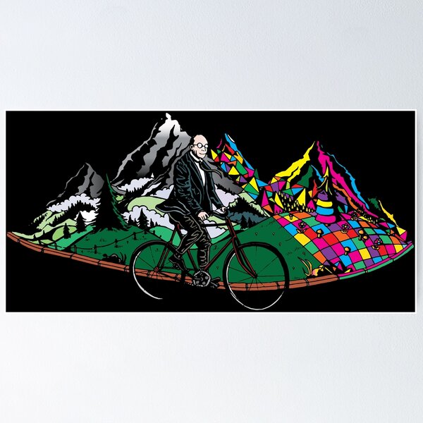 Artikel-Vorschau von Fahrradtag 1943 | Farbenfrohe psychedelische Kunst, designt und verkauft von Trippinink-.