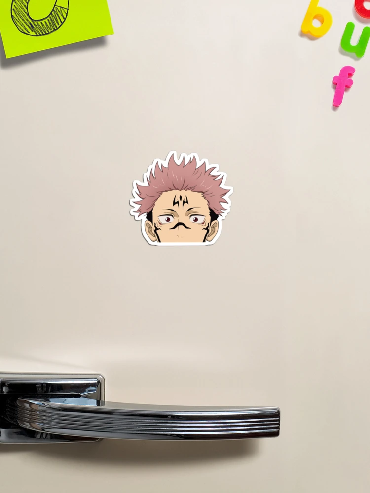 Ryomen Sukuna Peeker Sticker Anime Jujutsu Kawaii Cute 