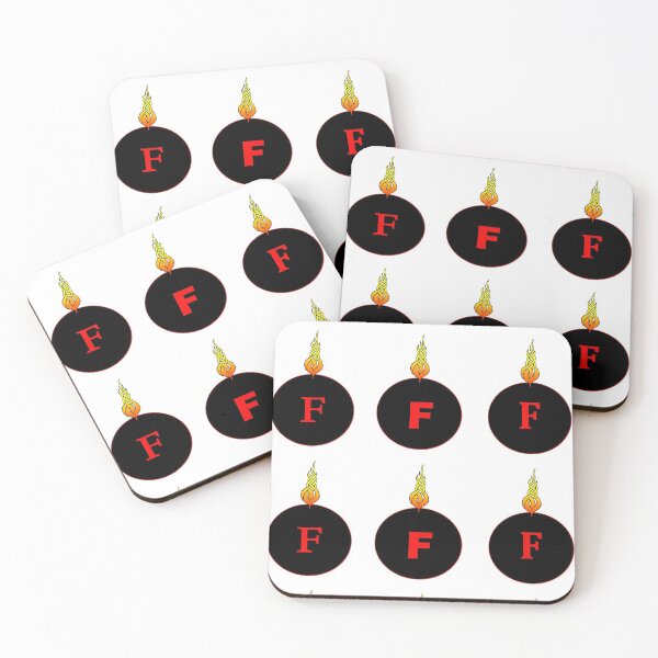 Item preview, F-Bombs with Celtic Fuse Flames designed and sold by ingridthecrafty.