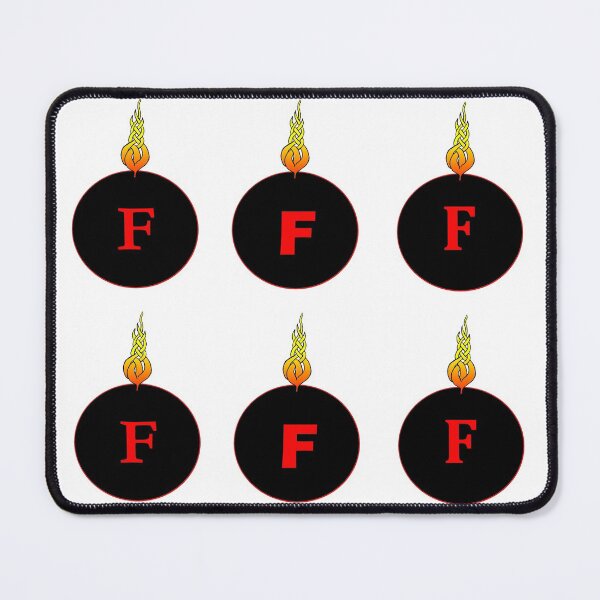 Item preview, F-Bombs with Celtic Fuse Flames designed and sold by ingridthecrafty.