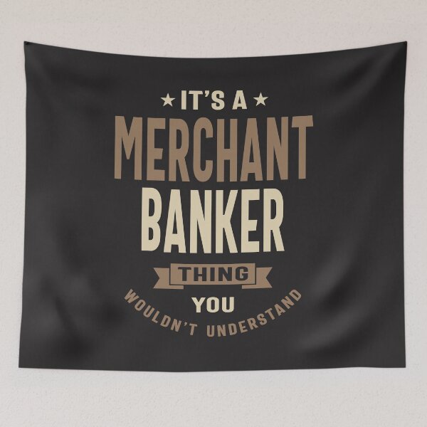 Item preview, Merchant Banker Funny Job Title Profession Birthday Idea designed and sold by cidolopez.