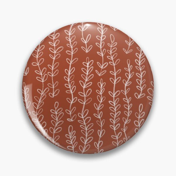 Item preview, Creeping leaves on cinnamon orange designed and sold by Ninaeva.