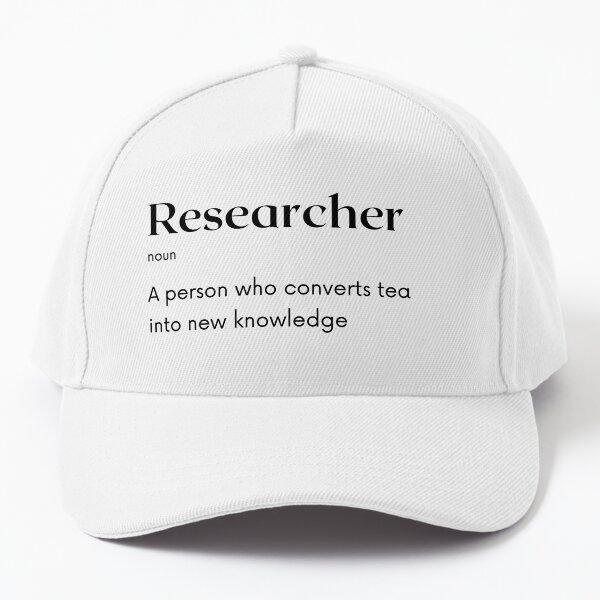 Researcher Definition - tea Baseball Cap