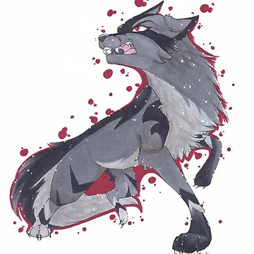 Artwork thumbnail, Angry wolf by Rabbiata
