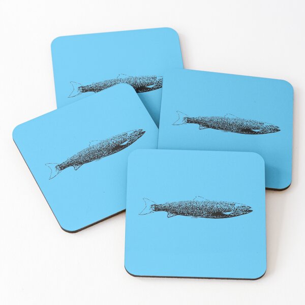 Item preview, Atlantic Salmon Black Design  designed and sold by designsasstultd.