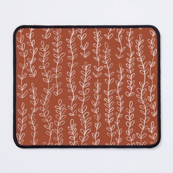 Item preview, Creeping leaves on cinnamon orange designed and sold by Ninaeva.