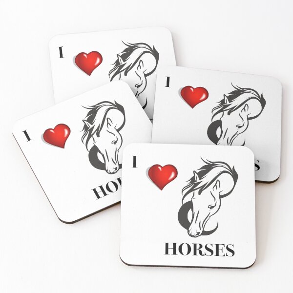 Item preview, Horse Lovers - I Love Horses Design designed and sold by GnuArt.