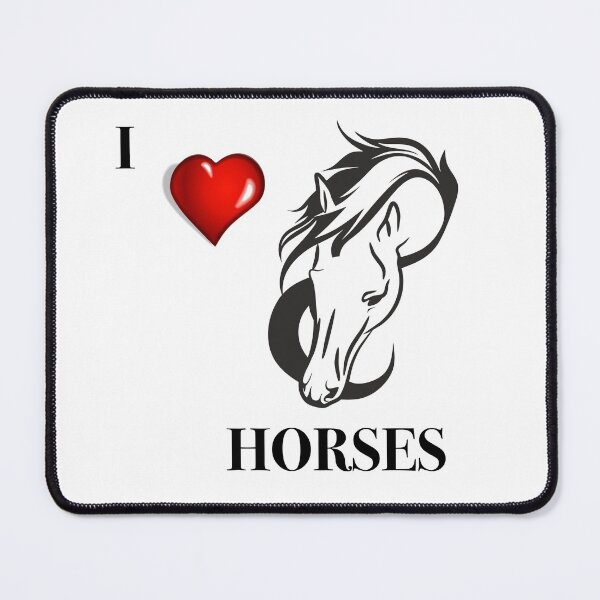 Item preview, Horse Lovers - I Love Horses Design designed and sold by GnuArt.
