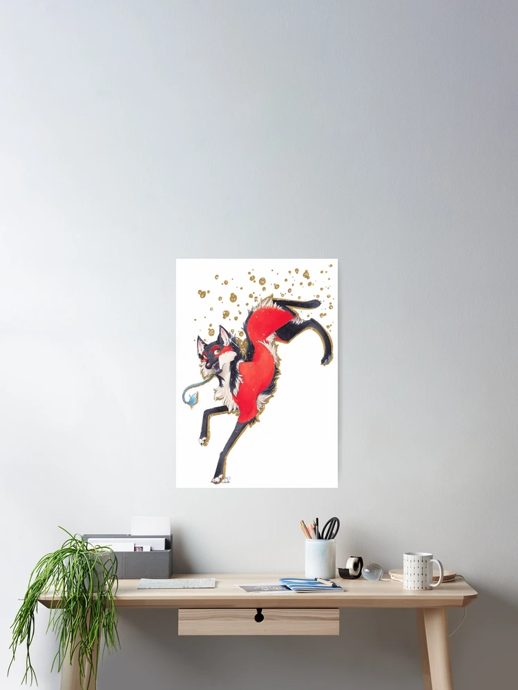 Thumbnail 2 of 3, Poster, Mane designed and sold by Rabbiata.