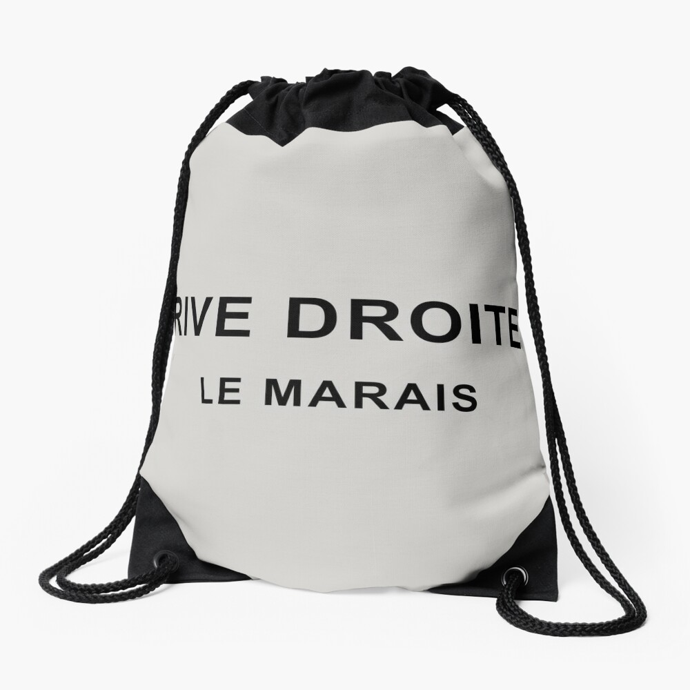 Rive Droite - Le Marais Black Basic | Tote Bag