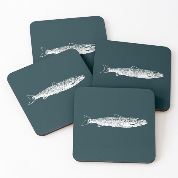 Item preview,  Atlantic Salmon White Design  designed and sold by designsasstultd.