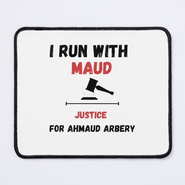 Item preview, I Run With Maud Justice for Ahmaud Arbery Classic T-Shirt designed and sold by AclothingM.