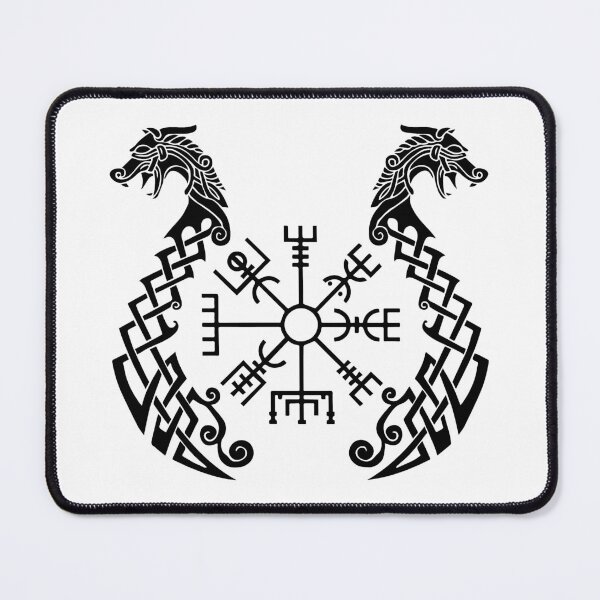 Item preview, Viking Vegvisir with Dragons designed and sold by Rawpixel.