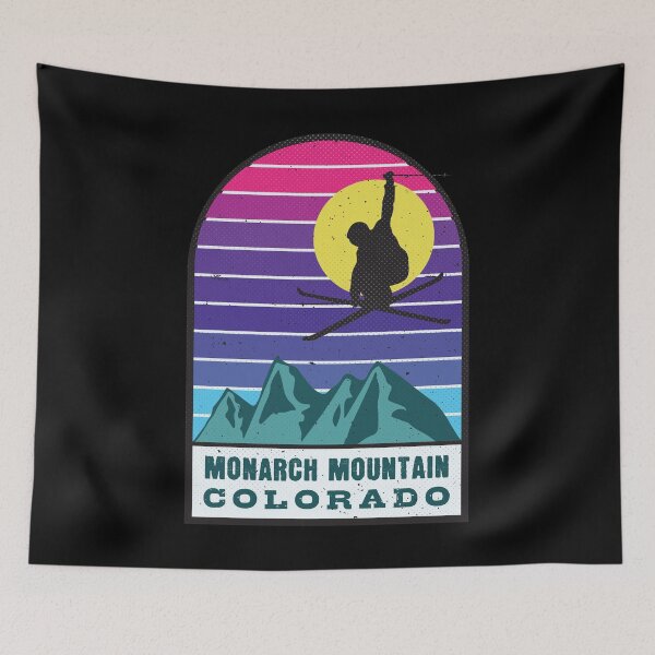 Item preview, Ski Monarch Mountain Colorado Retro Sunset designed and sold by JordanHolmes.