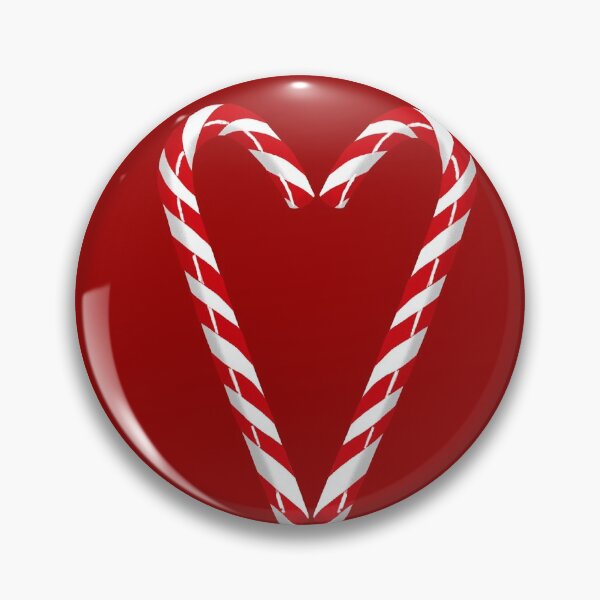 Item preview, Candy Cane Hearts on Red designed and sold by Quick Brown Fox Canada.