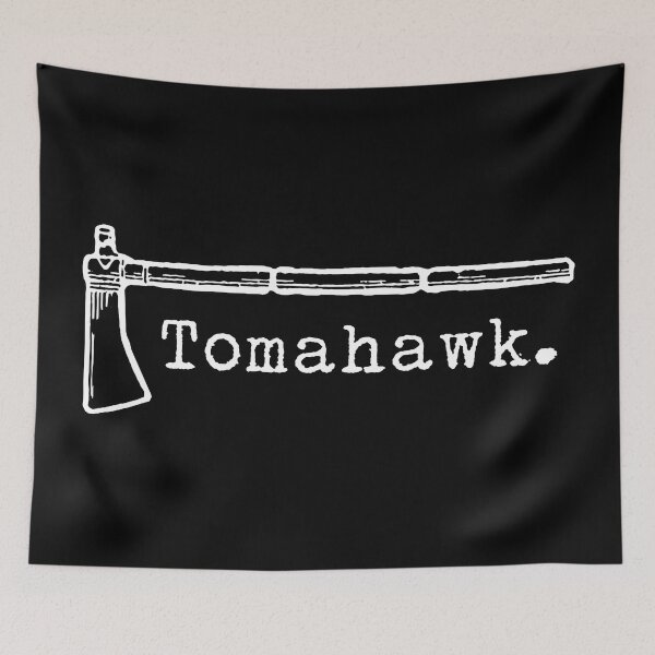 Item preview, Tomahawk Logo (White) designed and sold by DiscoVolante.