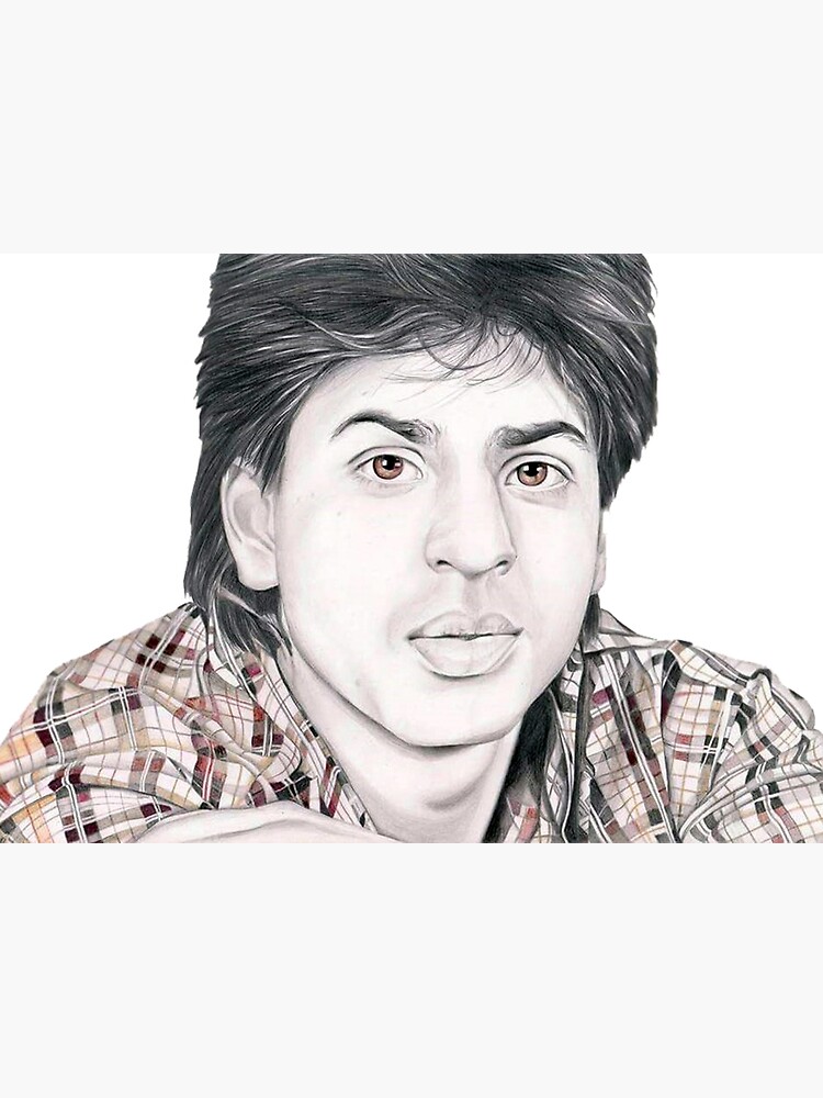 Handmade Pencil Sketch of Shahrukh Khan Drawing by Vedant Kulkarni |  Saatchi Art
