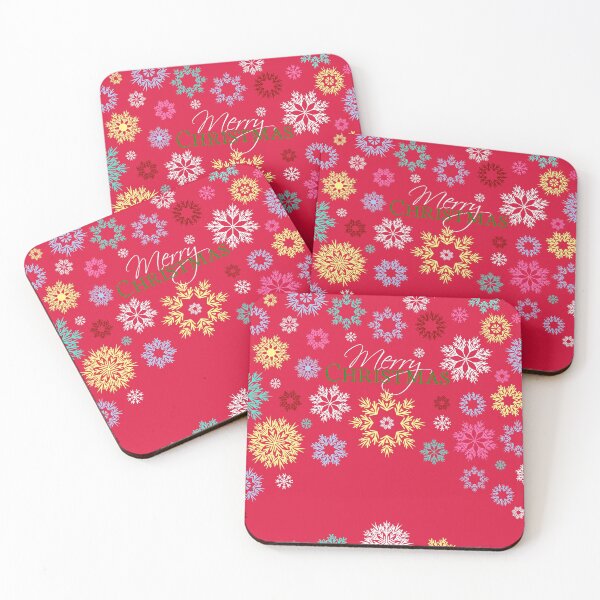 Item preview, Merry Christmas Red Dress Multicolored Snowflakes  designed and sold by Ross-Sergey.