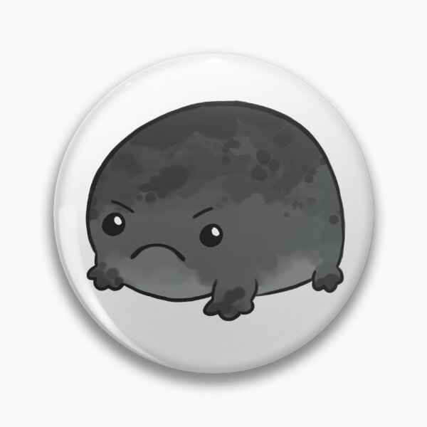 Item preview, Black Rain Frog, Cute Grumpy Frog designed and sold by CuteCrew.