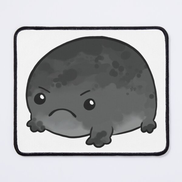 Item preview, Black Rain Frog, Cute Grumpy Frog designed and sold by CuteCrew.