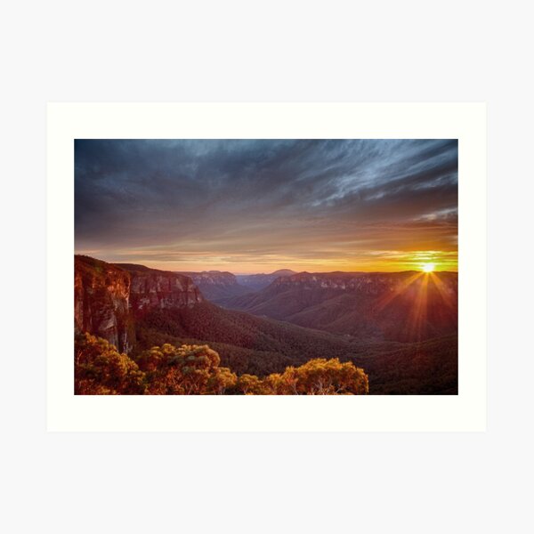 Govetts Sunrise Art Print