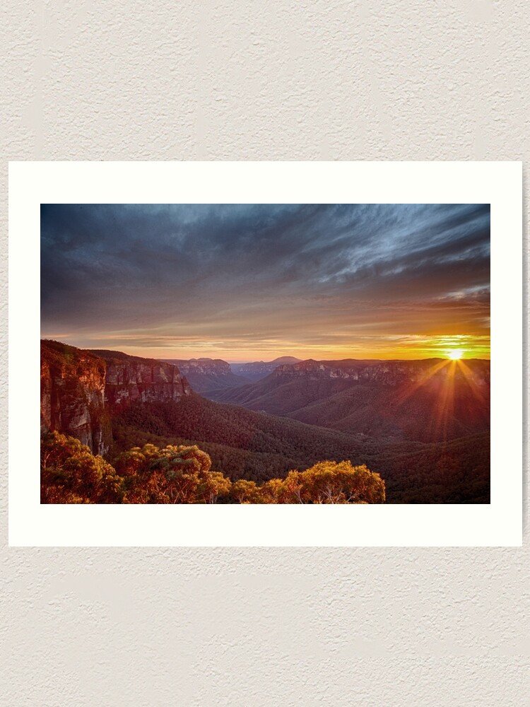 Alternate view of Govetts Sunrise Art Print