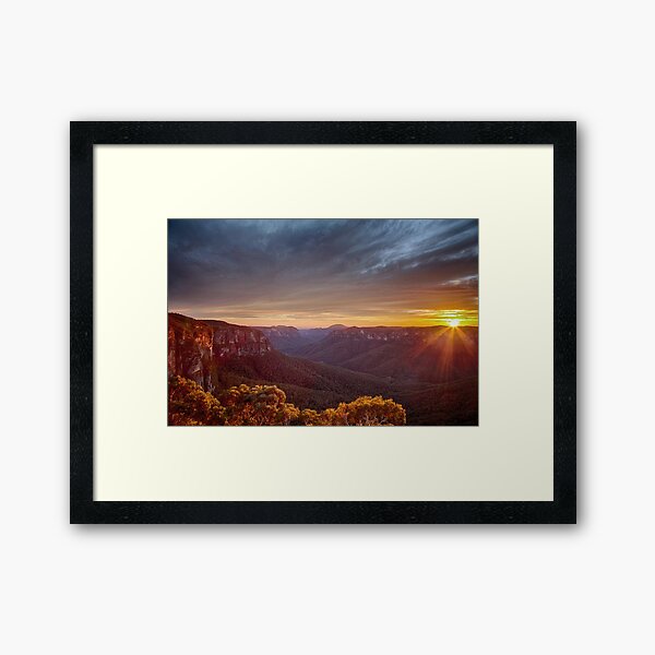 Govetts Sunrise Framed Art Print