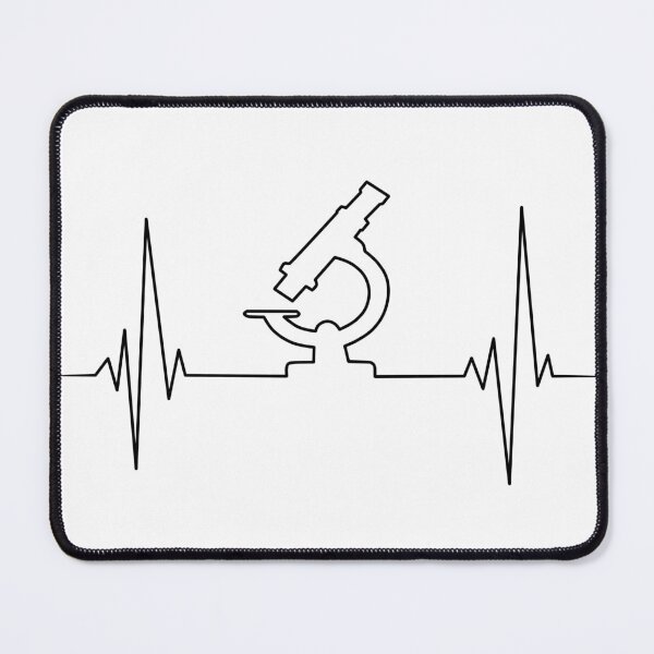 Item preview, My heart beats for science - Black on White designed and sold by LauraO31.