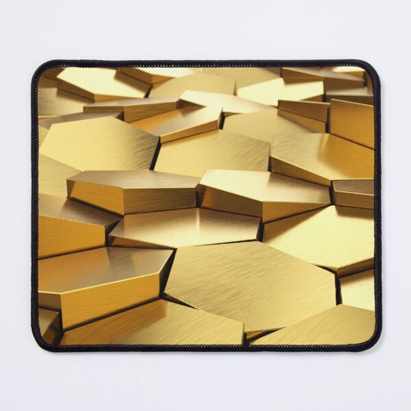 Item preview, Golden hexagones designed and sold by Sarashelle.