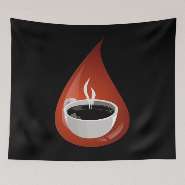 Item preview, My Blood Type Is Coffee designed and sold by KawaiiKraze ..