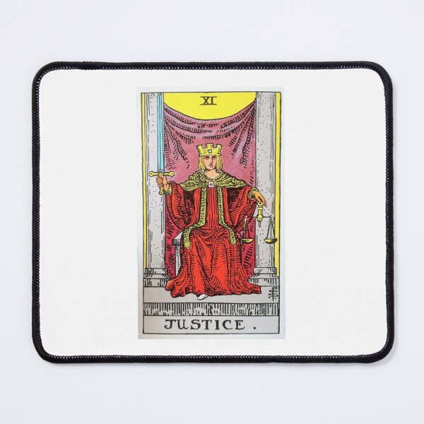 Item preview, Justice Tarot designed and sold by Phantastique Boutique.