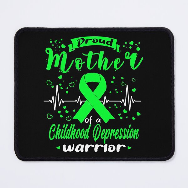 Item preview, Proud Mother Of A CHILDHOOD DEPRESSION Warrior designed and sold by Grooffos.