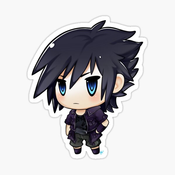 Vista previa del artículo con la obra «Chibi Noctis», diseñado y vendido por makoeyes.