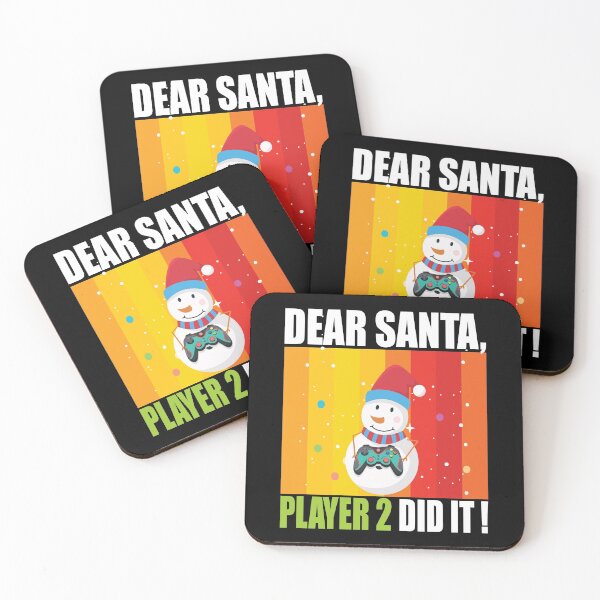 Item preview, Dear Santa Player 2 did it Gamers Christmas Gift designed and sold by RS-Collections.