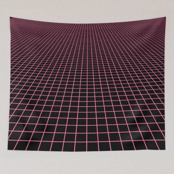 Item preview, pastel pink grid designed and sold by frauenbrauen.