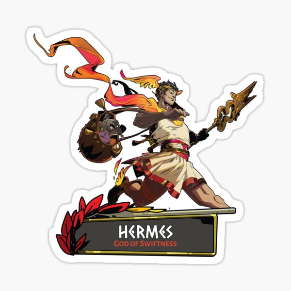 Hades Game Hermes God Of Swiftness Sticker For Sale By