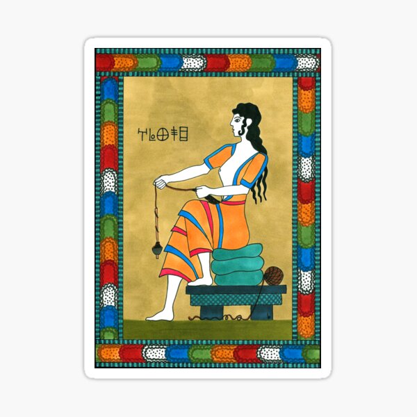 10 Fate from The Minoan Tarot Sticker