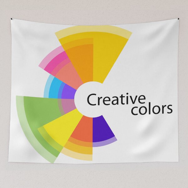 Item preview, creative colorful Letter C designed and sold by yassineddy.