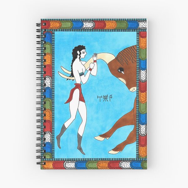 Item preview, 11 Strength from The Minoan Tarot designed and sold by Threads of Magic by Laura Perry.