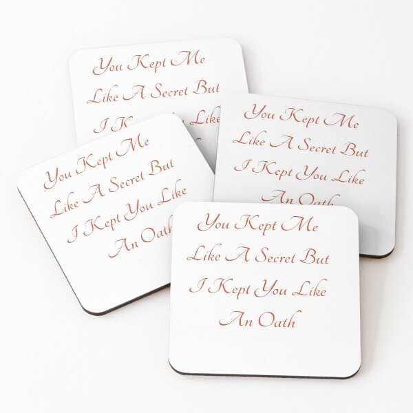 Item preview, You Kept Me Like A Secret But I Kept You Like An Oath ,all too well red designed and sold by SincerelyKate.