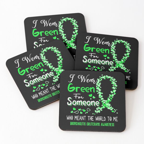 Item preview, I Wear Green For Bronchiolitis Obliterans Awareness designed and sold by Tadmab.