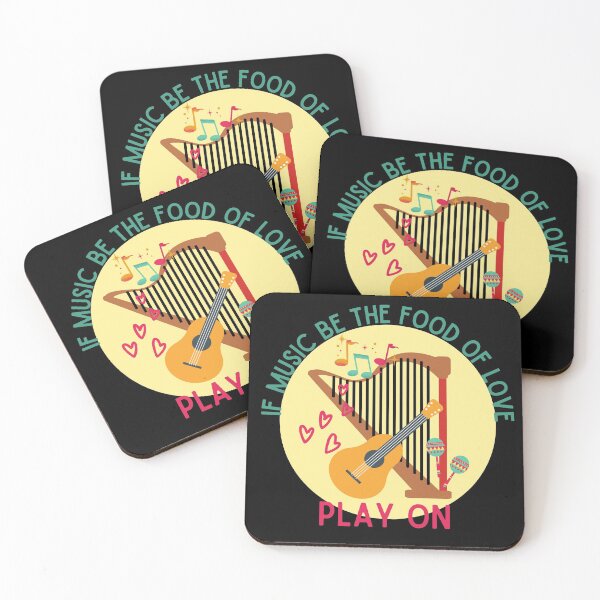 Item preview, If music be the food of love, play on. designed and sold by Scribblehound.