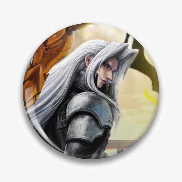 Item preview, Sephiroth Button designed and sold by Ayo B.