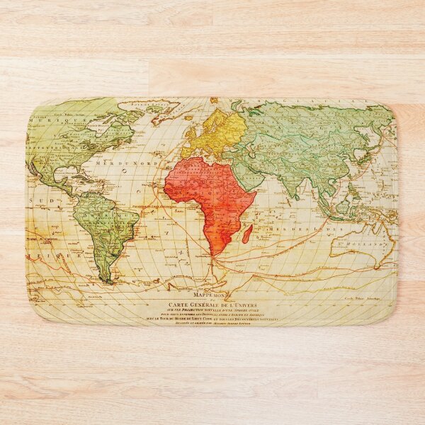 Item preview, 1782 Vintage World Map designed and sold by Vintage by Kaya.