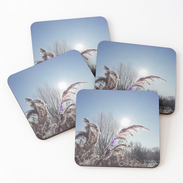 Item preview, Nature photography winter lake sunset designed and sold by Aline22.