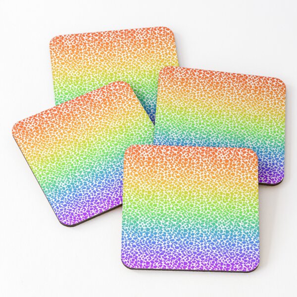 Item preview, Rainbow Mosaic Colorful Hexagon Spectrum designed and sold by DonneeCreations.