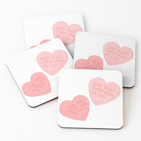 Item preview, A Crown of Candy D20 Liam Wilhemina Candy Heart Quotes designed and sold by mmbk.illustrations.