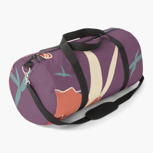 Item preview, Purple and orange flower pattern designed and sold by SimpleLee.
