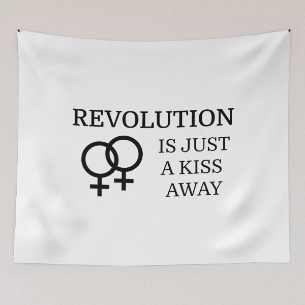Item preview, revolution is just a kiss away designed and sold by luvisfreedom.